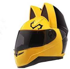 Shopping network for men, woman, babies, and kids. Amazon Com Nitrinos Nts 004 Street Helmet Full Face With Cat Ears Automotive