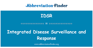 Idsr Definition Integrated Disease Surveillance And Response Abbreviation Finder