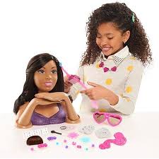 Black Barbie Head Styling Doll Barbie Color Crimp Aa Styling Head Target Ad Barbie Styling Head Baby Dolls For Kids Barbie