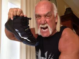 Hulk Hogan Shows off a Pair of "Gamma Blue" Air 8th jordan XIs