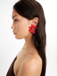 Pendientes maxi flor