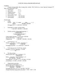 Maybe you would like to learn more about one of these? Soal Mengenai Materi Kuliah Analisis Laporan Keuangan Jawabanku Id