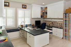 You don't need an entire room to create an efficient workspace at home. 23 Craft Room Design Ideas Creative Rooms Craft Room Design Ideas Craft Room Design Quilting Room