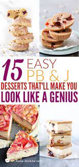 15 Easy Pb J Desserts That Ll Make You Look Like A Genius Learn How These Creative Peanut Butter And Jel Peanut Butter Jelly Recipes Jelly Recipes Desserts