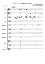 Not lagu indonesia raya piano. Symphony Raya Indonesia Sheet Music For Piano Violin Flute Cello Viola Mixed Ensemble Download And Print In Pdf Or Midi Free Sheet Music Musescore Com