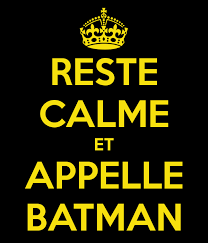 Reste Calme Et Appelle Batman Words French Quotes French Phrases
