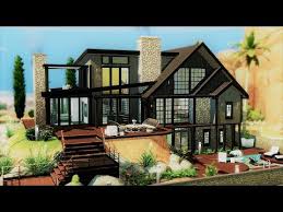 Rockwood House No Cc The Sims 4 Speed Build Stop Motion Youtube Sims 4 House Design Sims House Design Sims 4 Houses