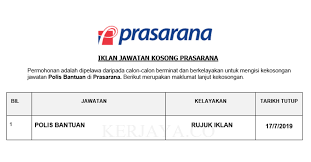 Permohonan jawatan kosong kerajaan online 2019. Jawatan Kosong Terkini Temuduga Terbuka Polis Bantuan Prasarana Kerja Kosong Kerajaan Swasta