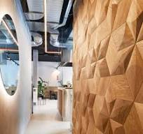 Decorative wooden wall panels - FORM AT WOOD