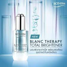 biotherm blanc therapy total brightener 50ml เซร มบำร งผ วค นผ วกระจ างใส เปล งปล ง ไร จ ดด างดำ กระ ฝ า รอยแดง ส ผ วท ไม สม กราฟ กด ไซน กระ เคร องสำอาง