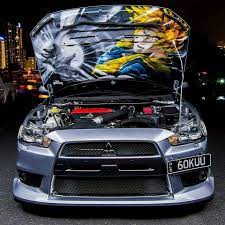 Goku Mitsubishi Lancer Evo X Mitsubishi Evolution Mitsubishi Cars Mitsubishi Evo