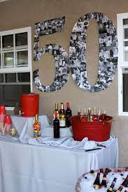 Die besten tipps zum 50. Eine Grosse 50 Aus Fotos Basteln Als Deko Zum 50sten Geburtstag Von Handwerklei 50th Birthday Decorations 50th Birthday Party Ideas For Men Tools Birthday Party