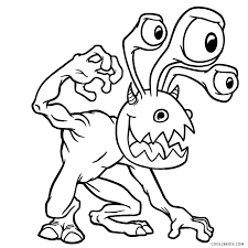It's the perfect spooky combination. Free Printable Monster Coloring Pages For Kids