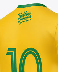Download Football Kit Mockup Half Side View In Apparel Mockups On Yellow Images Object Mockups
