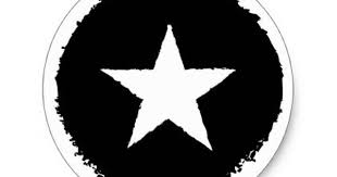 Black And White Sign Patriotic Military Army War White Star Symbol Sign Classic Round Sticker Zazzle Com Round Stickers Military Army Stickers Custom