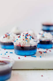 Stir until the jello has fully dissolved, then place the bowls in the fridge until fully set. Red White And Blue Jello Shots What Molly Made