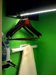 Cut it about a half inch shorter that the width of the closet put it back in place. How To Fix A Sagging Closet Rod Closet Rod Rod Improvement Diy