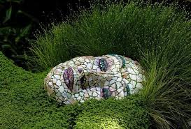 Visage Jardin Mosaique Projets De Mosaique Deco Jardin