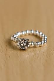 Easy Elastic Ring Diy Make And Fable Diy Beaded Rings Diy Rings Diy Rings Tutorial