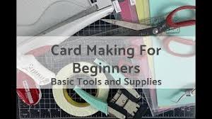 Check spelling or type a new query. Card Making For Beginners Basic Tools And Supplies Youtube