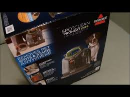 Bissell Spotclean Proheat Pet Portable Carpet Cleaner 2513w Manual Bissell Spotclean Proheat Pet Carpet Upholstery Cleaner Review Youtube