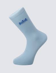 Cotton Rich Plain Socks In Light Blue Hawes Curtis Usa
