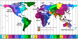 Defined Time Zone Map And Questions Worksheet Name Date
