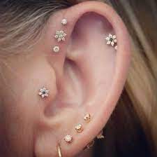 Constellation Piercings Consist Of A Collection Of Small Earrings Placed Like Stars Around Your Earlobe Unique Ear Piercings Cool Ear Piercings Cute Ear Piercings