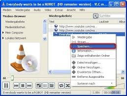Please show me the detailed guide if you can. Vlc Media Player Youtube Videos Abspielen Und Herunterladen Bilder Screenshots Computer Bild