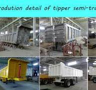 Tipper Semi-Trailer,3-Axle Tipping Trailer-Xiamen Sunsky ...