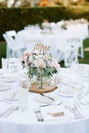 45 Amazing Wedding Reception Ideas For Outdoor Weddings Countryweddingideas Boyfriend Photogr Spring Wedding Centerpieces Wedding Centerpieces Wedding Table