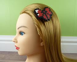 Mini Pixel Bogen Haarspangen