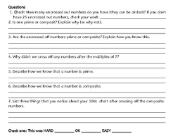 Some of the worksheets for this concept are name date prime numbers, prime numbers, grade 6 factoring work, prime and composite, 6th grade summer packet1, prime numbers work, prime numbers work 1, square numbers. 5th Grade Prime And Composite Numbers Sieve Of Eratosthenes Worksheet