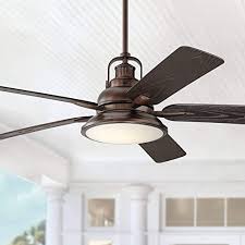 Enjoy Exclusive For 60 Wind Sea Industrial Outdoor Ceiling Fan Light Led Dimmable Remote Control Oil Brushed Bronze Wet Rated Patio Porch Casa Vieja Online Ceiling Fan Outdoor Ceiling Fans