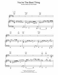 The song was written by band's lead singer paul weller. You 039 Re The Best Thing By Paul Weller Digital Sheet Music For Piano Vocal Guitar Piano Accompaniment Download Print Hx 97023 Sheet Music Plus