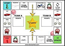 100 Printable Board Games And Templates For Kids And Beginner Esl Students Download And In 2021 Printable Board Games English Games For Kids Teaching English Online