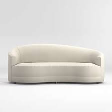 51 curved sofas that make lounging look luxuriously chic. Curved Sofas Crate And Barrel