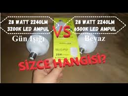 Sarı ışık evi fakir evi gibi gösterir, sarı ışık mı kaldı? 28 Watt Led Ampul Gun Isigi Ve Beyaz Isik Kiyaslamasi Karar Sizin Youtube