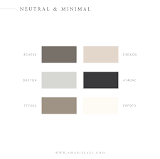The hex, rgb and cmyk codes are in the table below. Neutral Minimal Color Palette Inspiration Amarie Lael Design Pantone Colour Palettes Minimal Color Palette Hex Color Palette