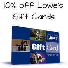 Lowe's gift cards are available in store in amounts between $10 and $500, not exceed $500 per purchase. 10 Off 100 Lowe S Gift Cards Only 90 Mybargainbuddy Com