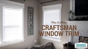 You want to have an extra 4″ to 6″ inches of rod extending out from both sides of your window. Remodelaholic Diy Craftsman Window Trim
