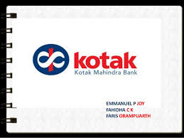 Kotak mahindra bank limited is an indian banking & financial services company headquartered in the city of mumbai, india. Kotak Mahindra Bank