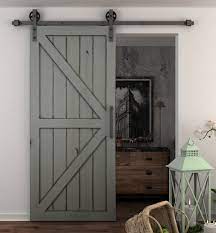 The picture above showcases a contemporary open kitchen design with a modern stylish sliding barn door. Black Sliding Barn Door Hardware Bb09 I Australia Barn Door Expert Aubarndoor