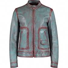 Blue Red Leather Biker Jacket Men S Gold Label Edits Tk Maxx Leatherjacketsformenred Biker Jacket Men Leather Jacket Mens Jackets