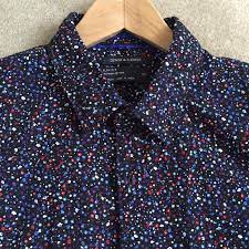 Not a myer one member? Denim Flower Shirts Denim Flower Dress Shirt Size Medium Men Poshmark