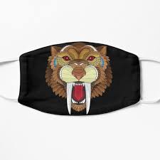 Digital download short of temper and long of tooth, this ferocious feline façade takes us back to the days when giant predators ruled the earth through physical, rather than political means. Saber Tooth Tiger Face Masks Redbubble