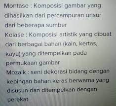 Check spelling or type a new query. Apa Persamaan Karya Aplikasi Dan Mozaik