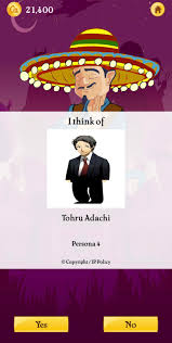 Akinator has some interesting pictures : rPERSoNA