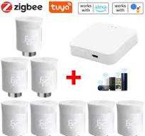 Tuya ZigBee Smart Thermostat Radiator Valve TRV Programmable Alexa Google  1~8X