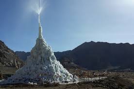 灌溉喜馬拉雅山的「冰佛塔」 - 環境